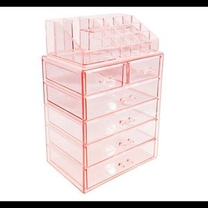 Sorbus Makeup & Jewelry Storage Case | Color: Pink
